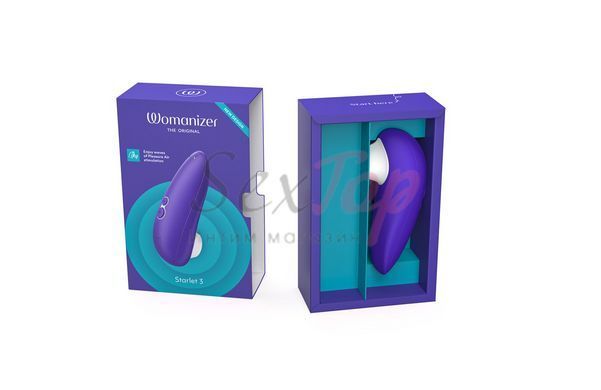 Вакуумный клиторальный стимулятор Womanizer Starlet 3 INDIGO &mdash;  фото товара 6