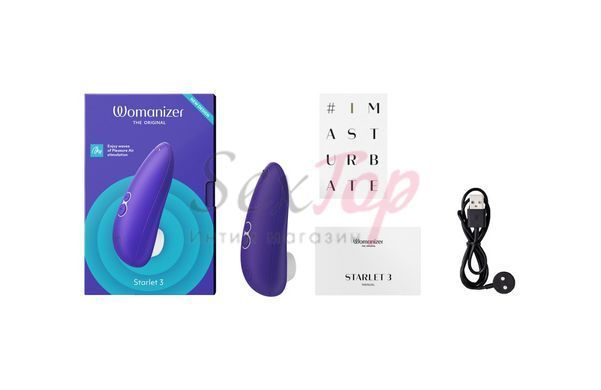 Вакуумный клиторальный стимулятор Womanizer Starlet 3 INDIGO &mdash;  фото товара 5