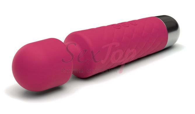 Минивибромассажер Dorcel Wand Wanderful Magenta мощный, водонепроницаемый, 18 режимов работы &mdash;  фото товара 2