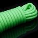 Веревка гладкая флуоресцентная светящаяся зеленая Glow In The Dark Rope, 5 метров &mdash; фото 3 из 3
