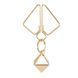 Затискачі для сосків з важкою підвіскою LOCKINK Nipple Clamps with Heavy Pendant - Golden &mdash; фото 8 з 11
