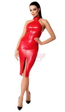 Платье Noir Handmade F354 Red powerwetlook dress - 3XL &mdash;  фото товара 3