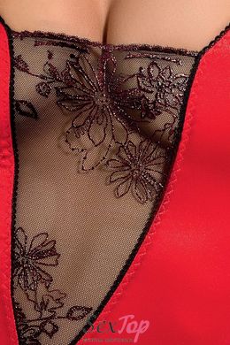 Боді BRIDA BODY red S/M - Passion Exclusive PS22705 фото