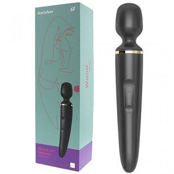Вибростимулятор для женщин Wand-er Woman Black Gold,  - 1