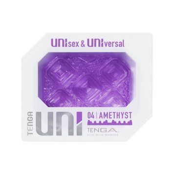Мастурбатор Tenga UNI Amethyst, Фиолетовый - 1