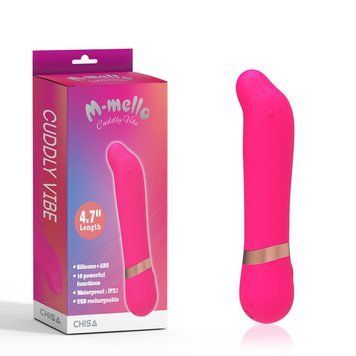 Вібратор вагінальний та для стимуляції точки G рожевого кольору Chisa Cuddly Vibe, Рожевий - 1