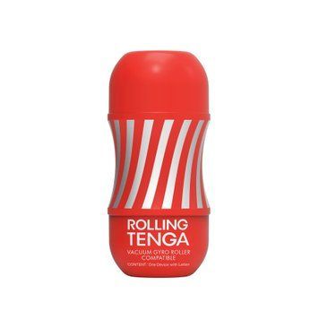 Мастурбатор Tenga Rolling Tenga Gyro Roller Cup, новый рельеф для стимуляции вращением, Белый - 1