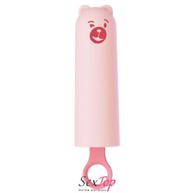 Вибратор CuteVibe Teddy Pink (Black Dildo), реалистичный вибратор под видом мороженого SO6547 фото