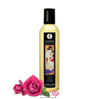 Масажна олія Shunga Aphrodisia – Roses (250 мл) натуральна зволожувальна SO2869 фото
