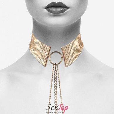 Ожерелье-воротник Bijoux Indiscrets Desir Metallique Collar - Gold SO2666 фото
