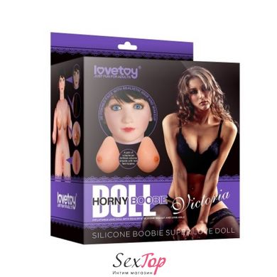 Силіконова секс-лялька брюнетка Boobie Super Love Doll Brunette - IXI58015