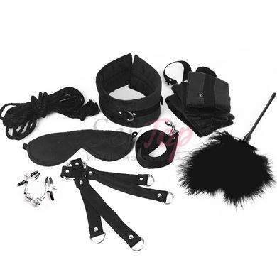 Набор БДСМ Art of Sex - Soft Touch BDSM Set, 9 предметов, Черный &mdash;  фото товара 3