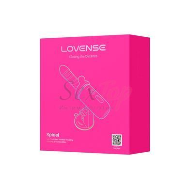 Смарт-мини секс-машина Lovense Spinel имитация фрикций, подогрев, 3 насадки, на присоске &mdash;  фото товара 7