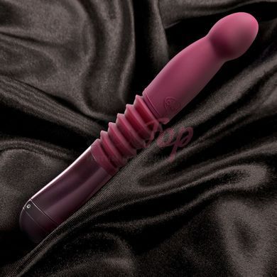 Пульсатор Temptasia by Blush - Trixie Thrusting Dildo - Wine Red &mdash;  фото товара 8
