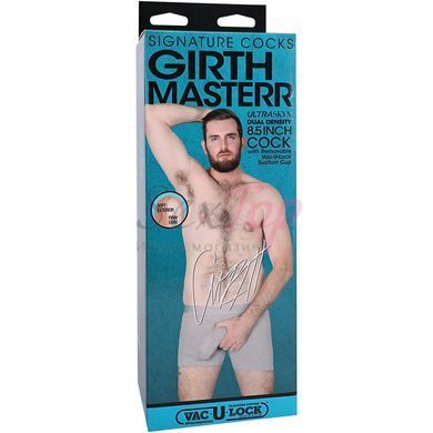Фаллоимитатор Doc Johnson Signature Cocks Girthmasterr 8.5 inch UltraSkyn (мятая упаковка!!!),  - 6