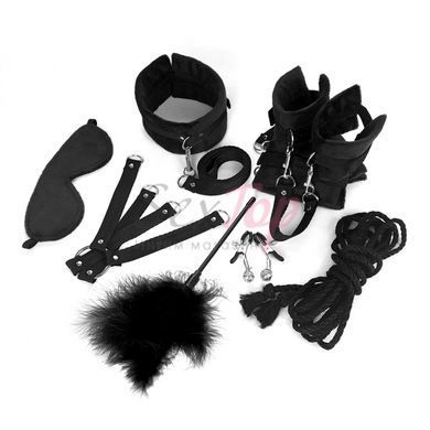 Набор БДСМ Art of Sex - Soft Touch BDSM Set, 9 предметов, Черный &mdash;  фото товара 2