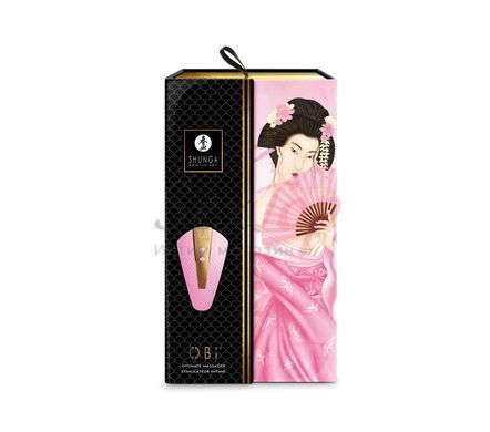 Клиторальный вибратор Shunga Obi Light Pink &mdash;  фото товара 8