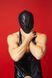 Закритий шкіряний капюшон D&A Deprivation mask Leather &mdash; фото 1 з 3