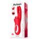 Двойной вибратор с отростком для клитора красный Action Bilma Vibe Brushing Clit Stimulator Alternating Function &mdash; фото 10 из 10
