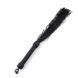 Плетка БДСМ силиконовая черного цвета Bdsm4u Sensual Whip &mdash; фото 2 из 3