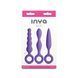 Набор анальных игрушек NS Novelties INYA - Trio Kit - Purple &mdash; фото 3 из 4