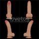 Ременной вибрострапон реалистичный на присоске телесного цвета Lovetoy Vibrating Enhanced Strap on Set трусы XS/S/M &mdash; фото 8 из 12