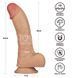 Ременной вибрострапон реалистичный на присоске телесного цвета Lovetoy Vibrating Enhanced Strap on Set трусы XS/S/M &mdash; фото 12 из 12