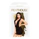 Мини-платье с хомутом и глубоким декольте Penthouse - Heart Rob Black M/L SO4342 фото 3
