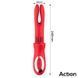 Двойной вибратор с отростком для клитора красный Action Bilma Vibe Brushing Clit Stimulator Alternating Function &mdash; фото 9 из 10