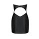 Мини-платье из экокожи CELINE CHEMISE black S/M — Passion: шнуровка, трусики в комплекте SO6407 фото 6