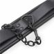 Стильный черный бдсм набор Luxury Leather Bondage Kit 3 Pieces IXI61258 фото 5