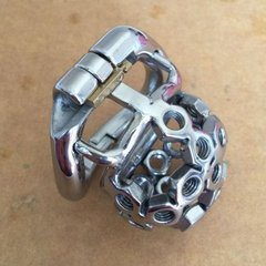 Stainless Steel Male Chastity Device / Stainless Steel Chastity Cage IXI50007 фото