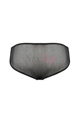Чоловічі труси зі шнурівкою Passion 035 SLIP RICHARD L/XL Black, екошкіра, сітка - фото товару 4