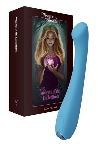 Вібратор для точки G FairyGasm MerryWand blue - фото товару 1