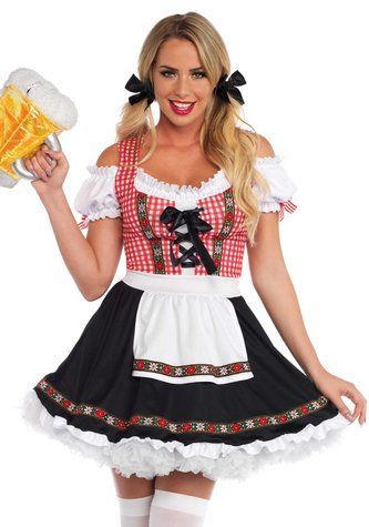Баварський костюм &laquo;Октоберфест&raquo; Leg Avenue Beer Garden Babe M - фото товару 1