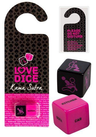 Гральні кубики Tease & Please - Love Dice Kama Sutra - фото товару 1