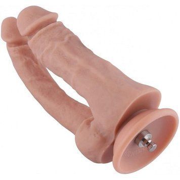 Подвійний фалоімітатор Hismith 9.8" Double Penetrator Silicone Dildo,  - 1