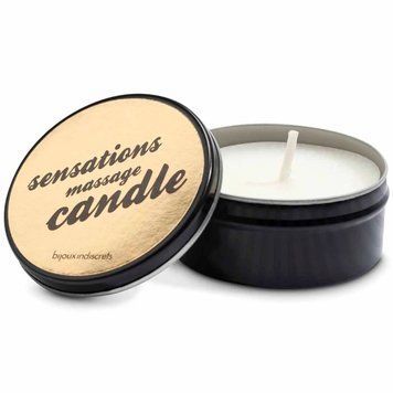 Масажна свічка Bijoux Indiscrets Scented Massage Candle (35 г), жасмин-троянда,  - 1