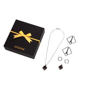 Зажимы для сосков с тяжелой подвеской LOCKINK Nipple Clamps with Heavy Pendant - Grey,  - 1