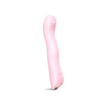 Вібратор Love To Love SWAP - BABY PINK, з пульсівною перлиною для точки G, 3 мотори, гнеться,  - 1