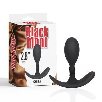 Анальная пробка с ручкой черного цвета Chisa Anal Play Plug, Черный - 1