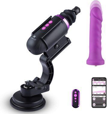 Міні секс-машина Hismith Mini Capsule Sex-Machine with Strong Suction Cup, потужна, перезаряджувана - фото товару 1
