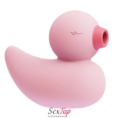 Вакуумний вібратор-качечка CuteVibe Ducky Pink SO6553 фото