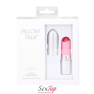 Вибратор Pillow Talk Lusty Luxurious Flickering Massager - Pink SO7751 фото