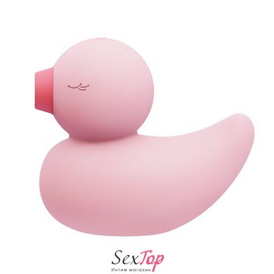 Вакуумний вібратор-качечка CuteVibe Ducky Pink SO6553 фото