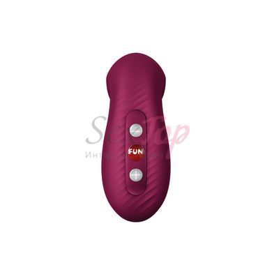 Вакуумний стимулятор Fun Factory Desire Wine Red, 11 режимів роботи, перезаряджуваний - фото товару 3
