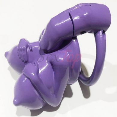 Пояс верности для мужчин Big Boobs New Chastity Device фиолетовый &mdash;  фото товара 2