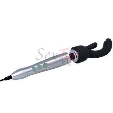 Насадка для вибромассажера Doxy Number 3 - Nexus Rabbit Massager в виде вибратора-кролика &mdash;  фото товара 3