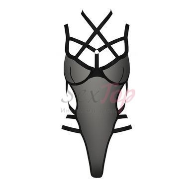 Боди монокини HAGAR BODY black XXL/XXXL - Passion Exclusive &mdash;  фото товара 5
