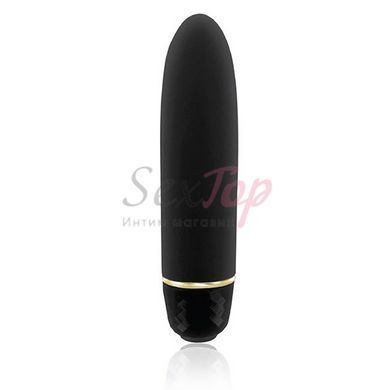 Вибропуля RIANNE S - Classique Vibe мини-вибратор на 7 режимов, чехол-косметичка Stud Black &mdash;  фото товара 2